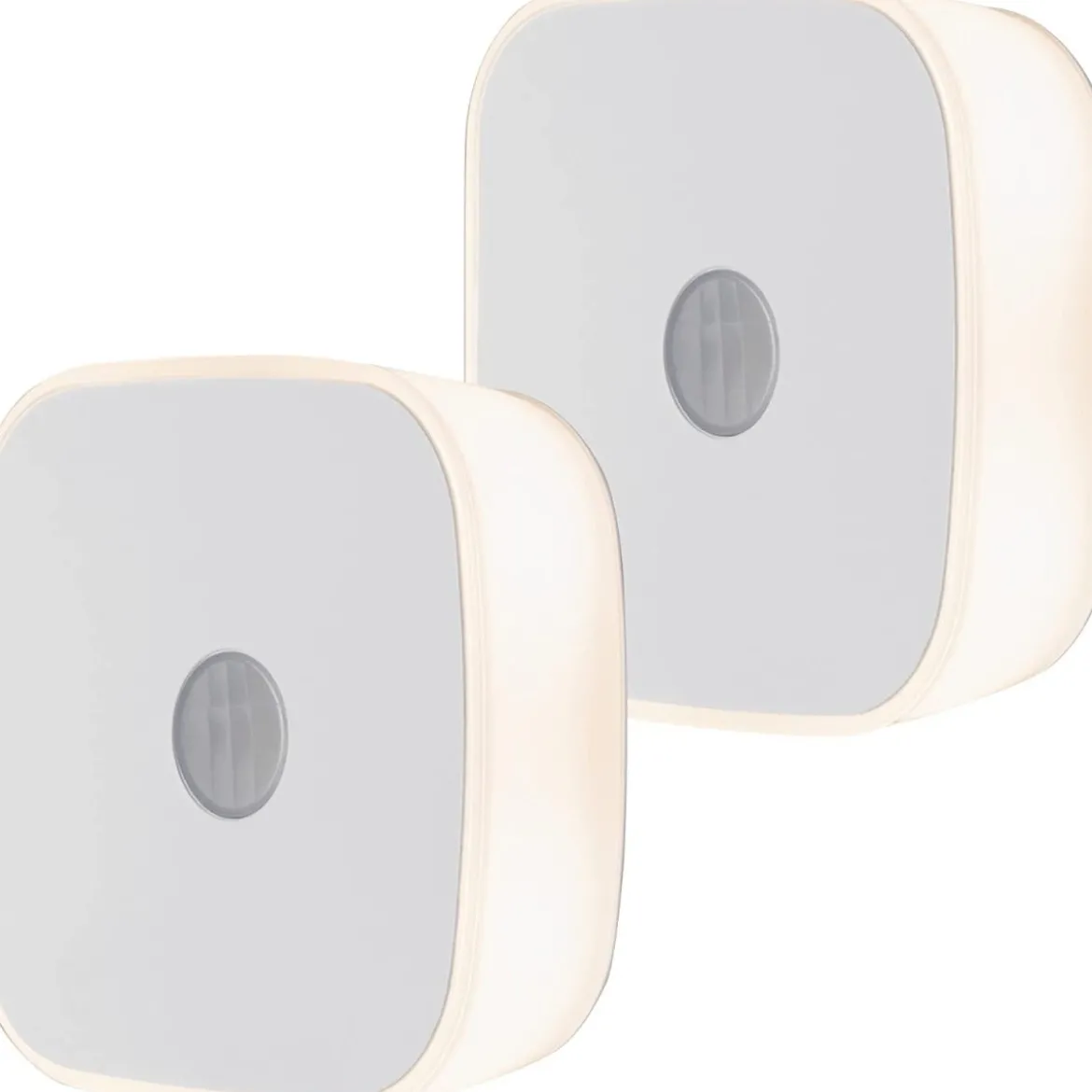 Lights by Night Mini Motion Sensing LED Night Light, 2 Pack, White