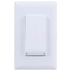 myTouchSmart Indoor In-Wall Push Button Countdown Digital Timer, White/Almond