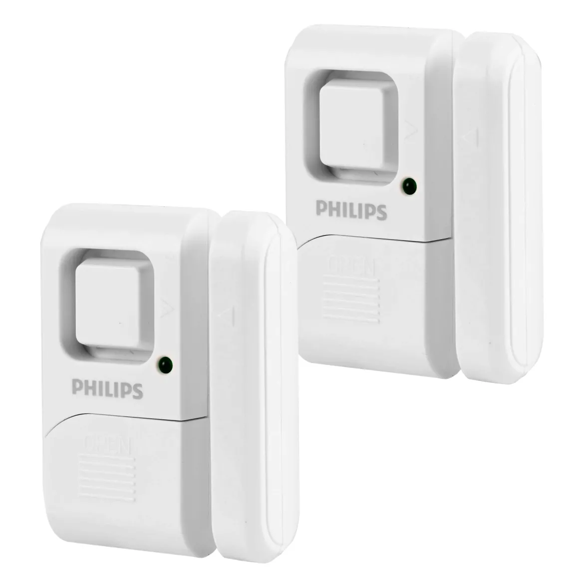 Philips Battery Operated Door Alarm, 2 Pack, White