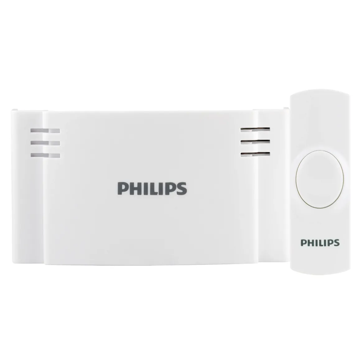 Philips Battery-Operated 2-Melody Doorbell Kit, White