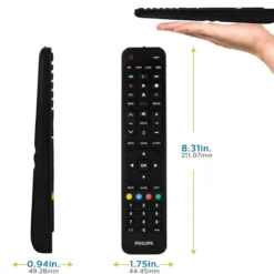 Philips 4-Device LG Replacement Remote, Black
