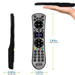 Philips 4-Device Soft Touch Universal Remote, Marble