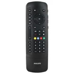 Philips 4-Device Universal Companion Remote for Roku with Flip and Slide Cradle, Black