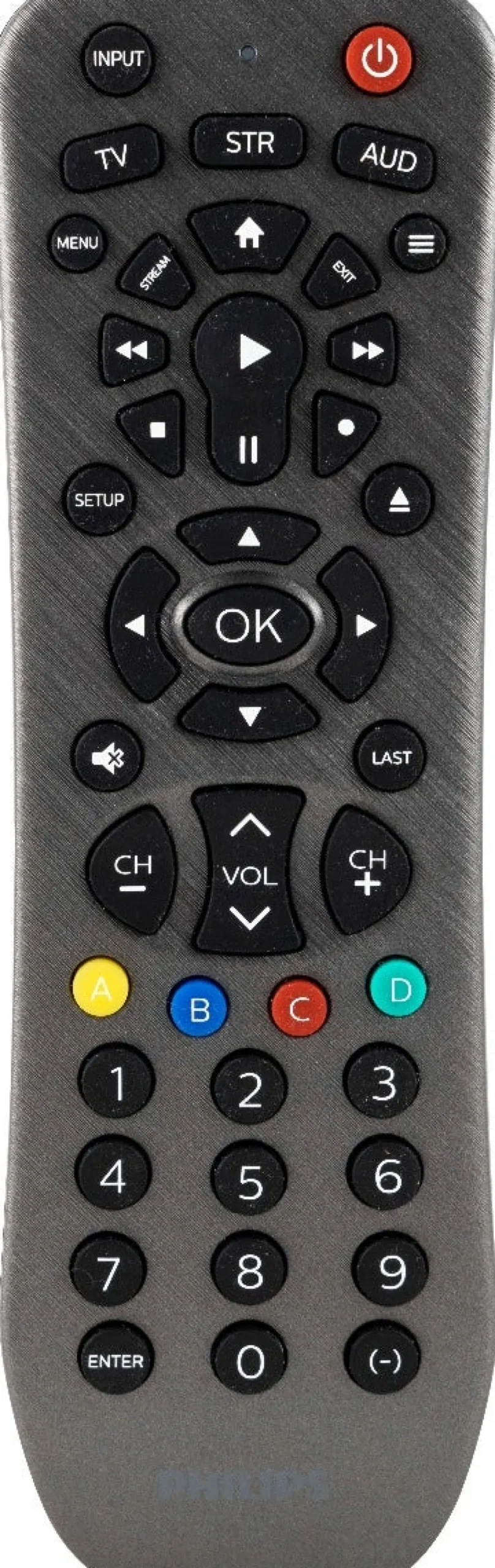 Philips 3-Device Universal Remote, Brushed Graphite