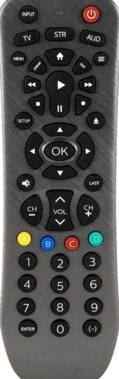 Philips 3-Device Universal Remote, Brushed Graphite