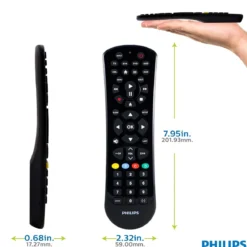 Philips 6-Device Universal Remote, Black