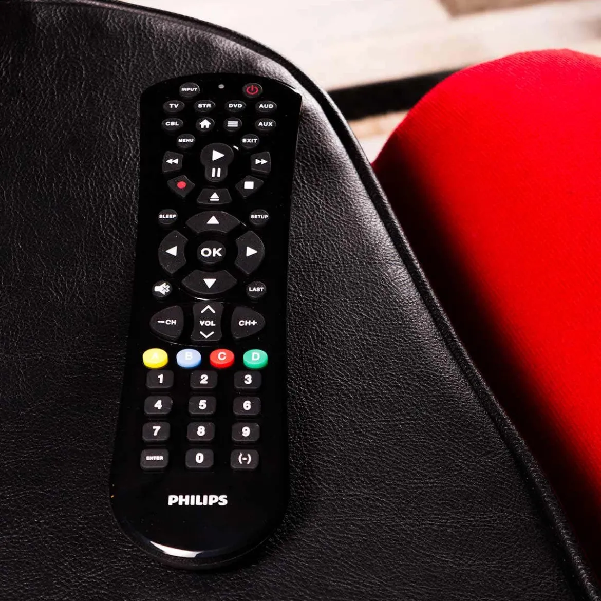 Philips 6-Device Universal Remote, Black