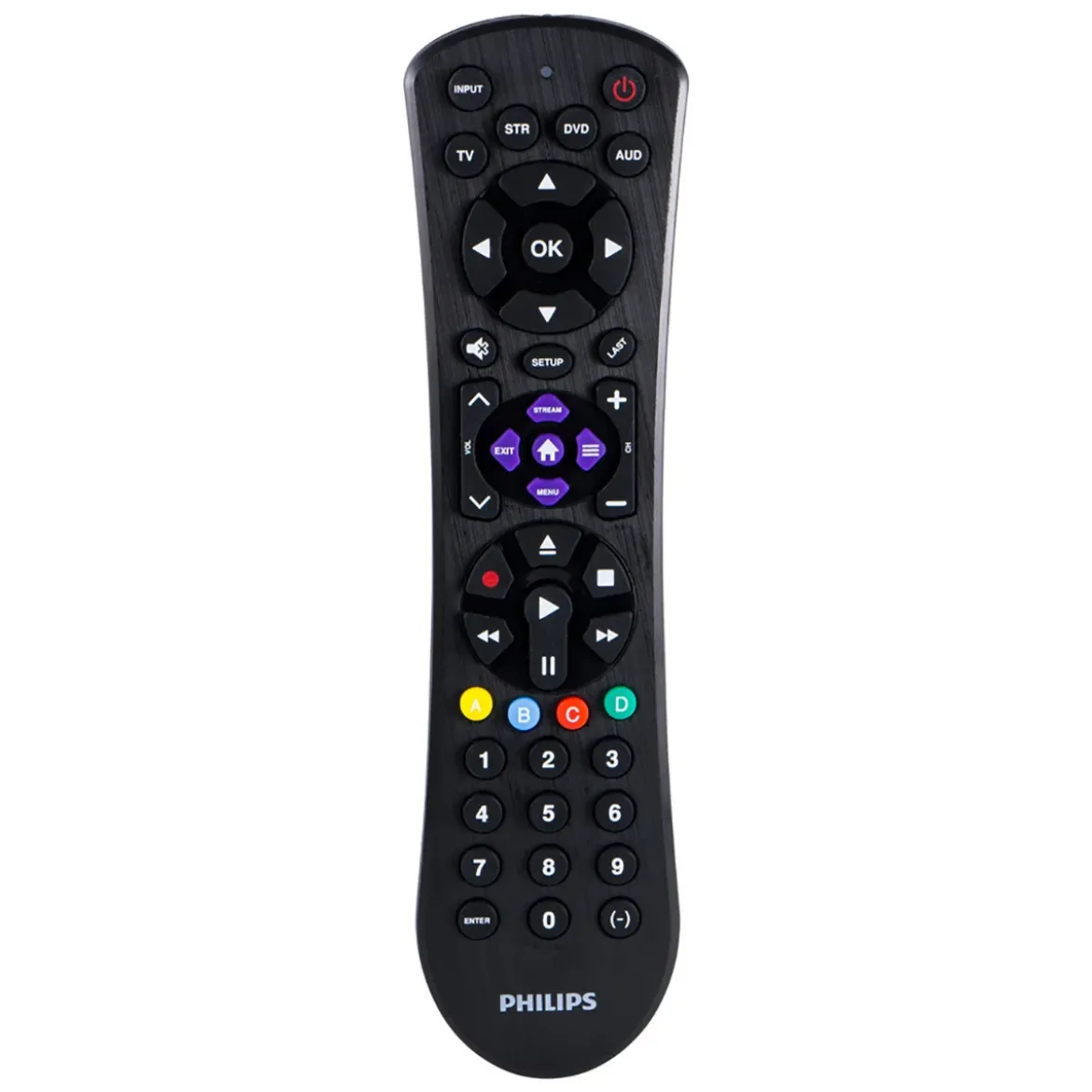 Philips 4-Device Universal Remote, Black