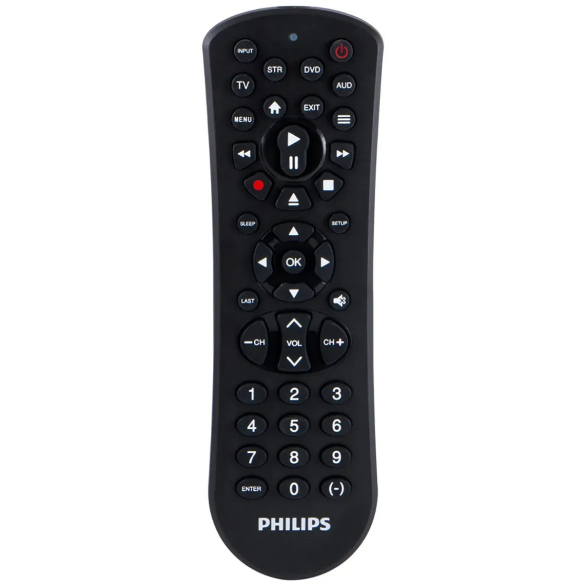 Philips 4-Device Universal Remote, Black