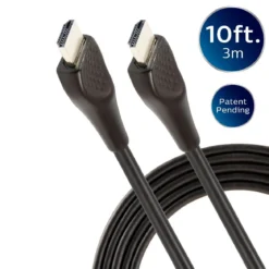Philips EZ Grip 10ft. 4K HDMI Cable with Ethernet, Black