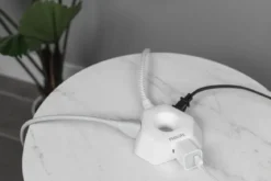 Philips EZGrip Indoor Extension Cord with Multiple 3 Prong Outlets, 4 Ft, White