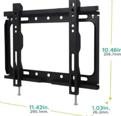 Philips Fixed TV Wall Mount, Up to 55in., Black