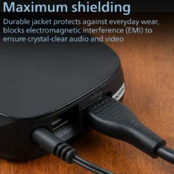 Philips 4 ft. HDMI Cable with Ethernet, 2pk