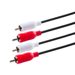 Philips 6ft. RCA Audio Cable, Black