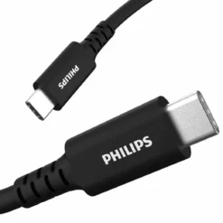 Philips 6ft. USB-C Charging Cable, Black