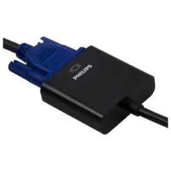 Philips HDMI to VGA Adapter, Black