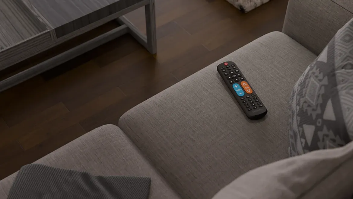 Philips OneTouch Universal Remote, 2-Device, Big Buttons, Backlit