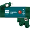 Philips 3-Outlet EZGrip Grounded Extension Cord, 25 ft., Indoor/Outdoor, Green