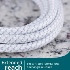 Philips 3-Outlet 8ft. Extension Cord with Surge Protection, White