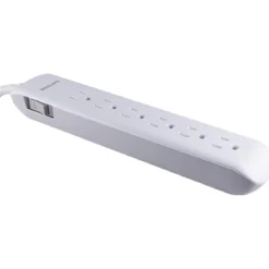 Philips 6-Outlet 4ft. Surge Protector, White