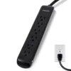Philips 6-Outlet 4ft. Surge Protector, Black
