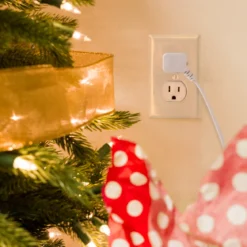 Philips 3-Outlet Polarized Extension Cord, 15ft., White