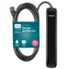 Philips 6-Outlet Surge Protector, 1080J, 10ft. Cord, Black