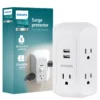 Philips 5-Outlet USB-A Charging Surge Protector
