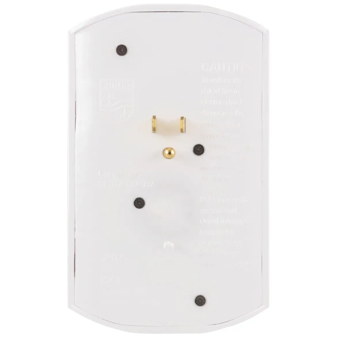 Philips 6-Outlet Wall Tap, White