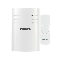 Philips Plug-in 2-Melody Doorbell Kit, White