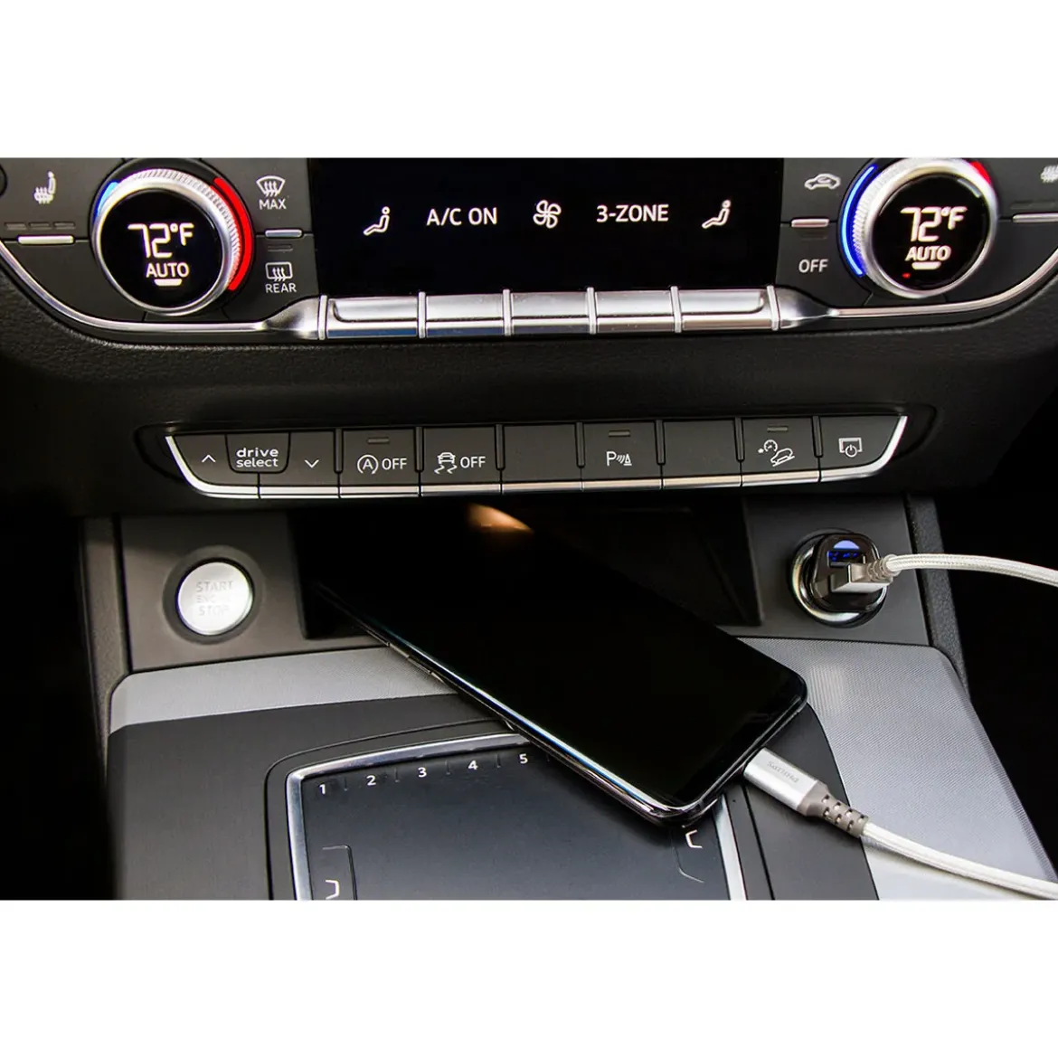 Philips 2-USB Car Charger, Black