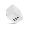 Philips 3-USB Wall Charger with 1 USB-C and 2 USB-A Ports and Power Delivery, White