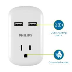 Philips Wall Tap with USB Charging