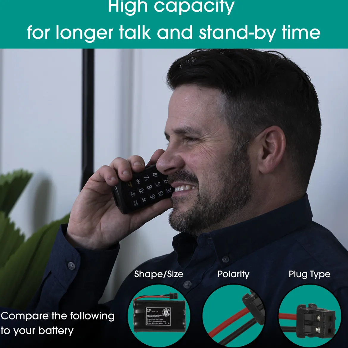 Power Gear Cordless Phone Battery