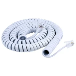 Power Gear 12 ft. Coiled Handset Cord