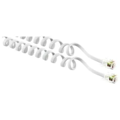 Power Gear 12 ft. Coiled Handset Cord