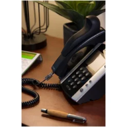 Power Gear 12 ft. Coiled Handset Cord, Black