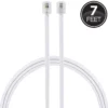 Power Gear 7ft. Line Cord, White