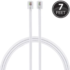 Power Gear 7ft. Line Cord, White