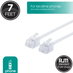 Power Gear 7ft. Line Cord, White