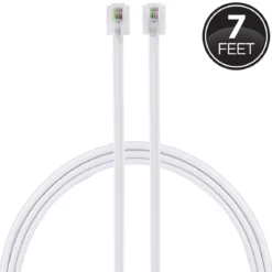 Power Gear 7ft. Line Cord, White