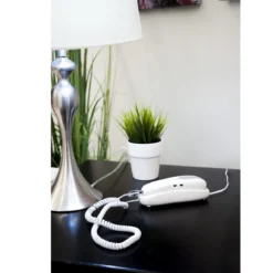 Power Gear 100ft. Phone Line Cord, White