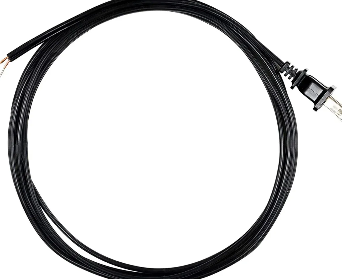 Power Gear 8ft. Polarized Replacement Lamp Cord, Black