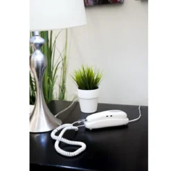 Power Gear 50ft. Ultra Thin Phone Line Cord, White
