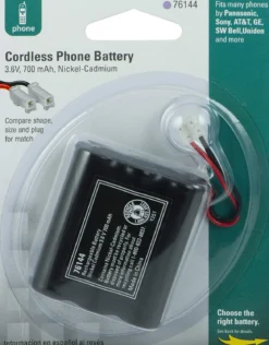 Power Gear Rechargeable Cordless Phone Battery
