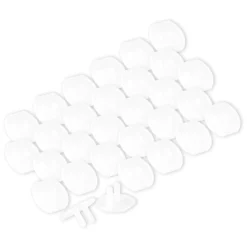 Power Gear Safety Outlet Covers, 30 Pack, White