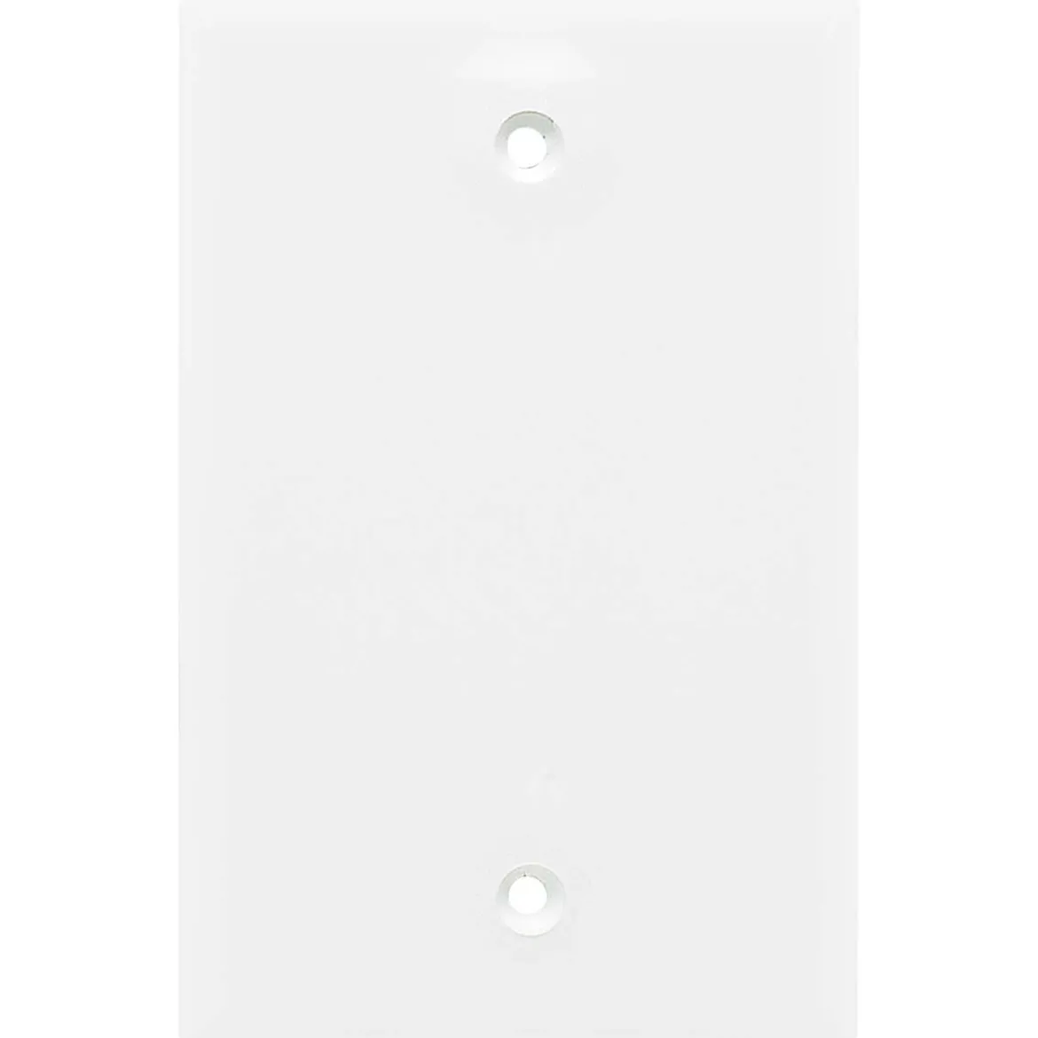 Power Gear Single Blank Oversized Wall Plate Cover, White