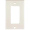 Power Gear Single Rocker Switch Oversized Wall Plate, Light Almond