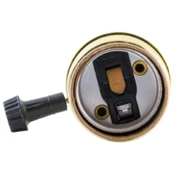 Power Gear 3-Way Lamp Socket, Brass, 2 Pack