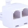 Power Gear White In-Wall Duplex Adapter